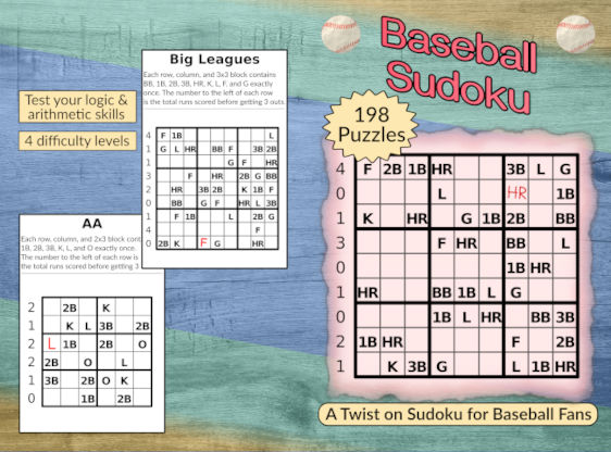 cover of Baseball Sudoku book.
