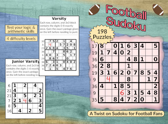cover of Football Sudoku book.